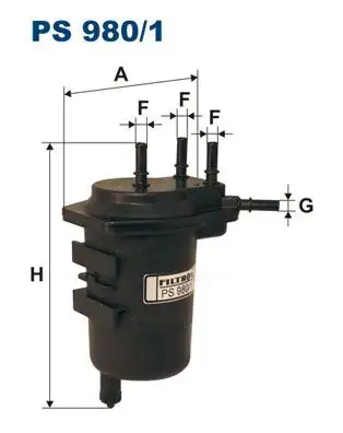 FILTRON PS980/1 Yakıt Filtresi 8200458420