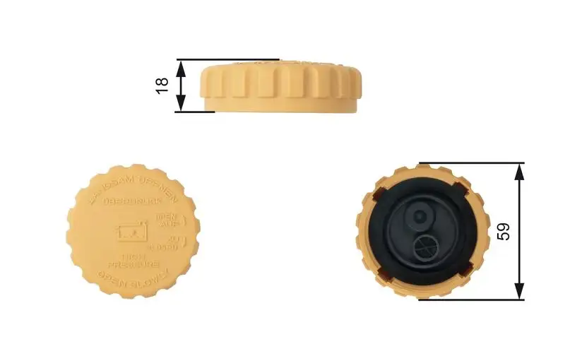 GATES RC201 Yedek Su Depo Kapağı