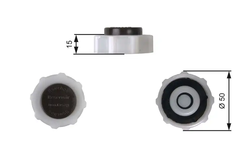 GATES RC222 Yedek Su Depo Kapağı
