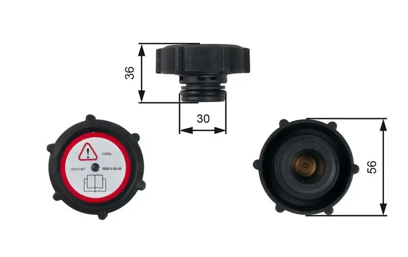 GATES RC230 Yedek Su Depo Kapağı