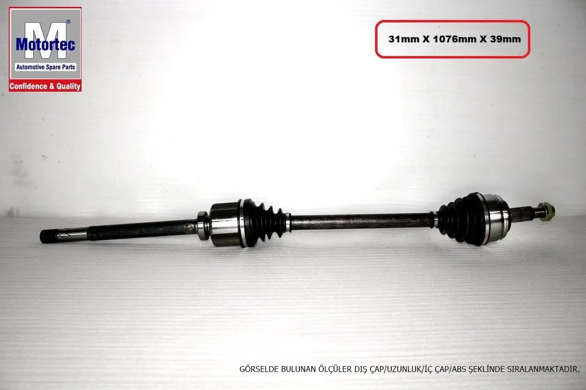 MOTORTEC RNT0504 Ön Aks (Sağ) 8200842369