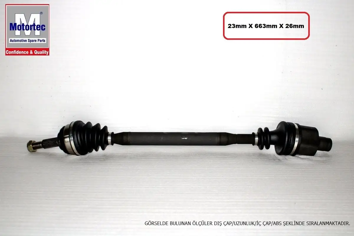 MOTORTEC RNT0592 Ön Aks (Sağ) 8200503359