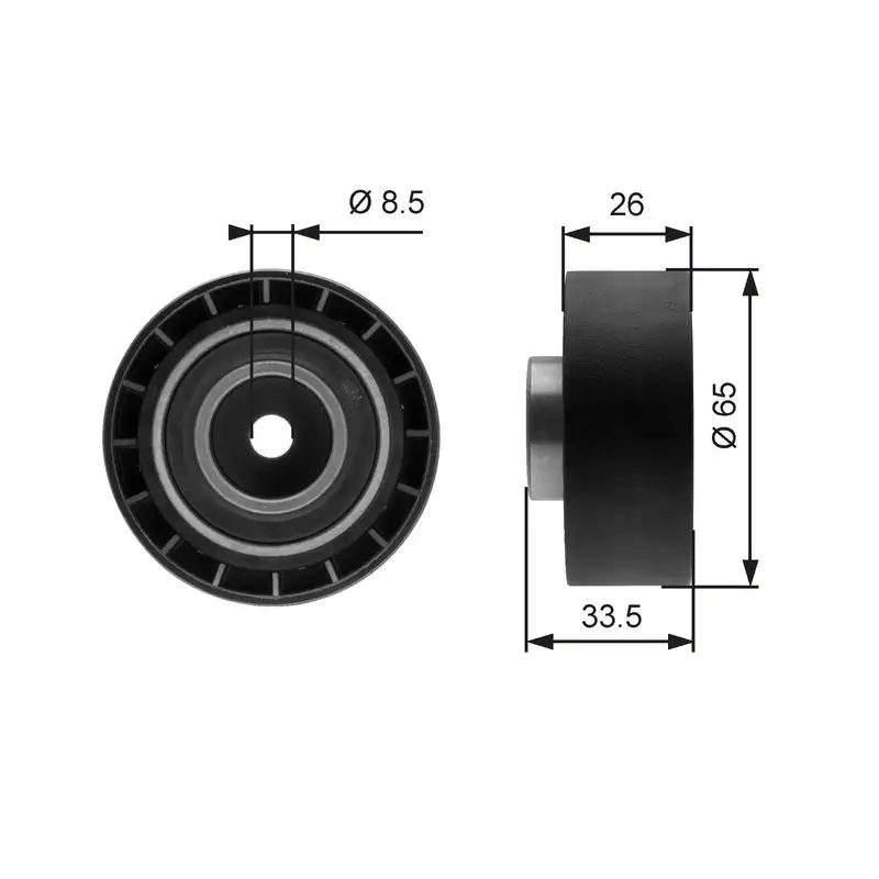 GATES T39057 Alternatör Gergi Rulmanı