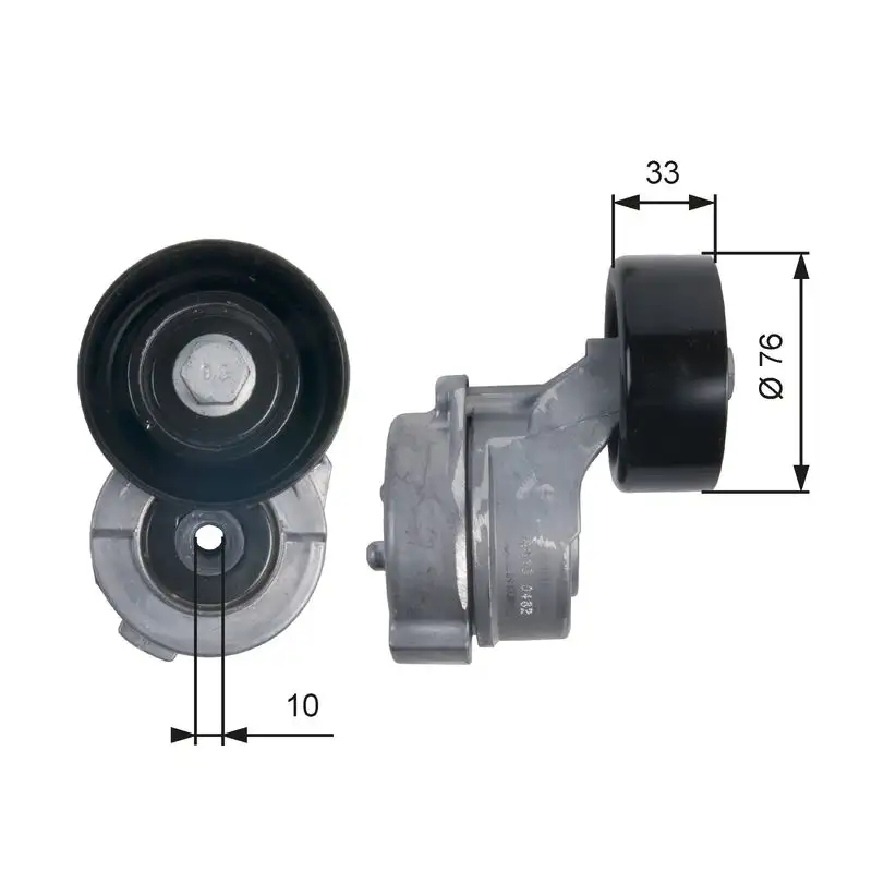 GATES T39134 Kayış Gergi Kütüğü 252814A010