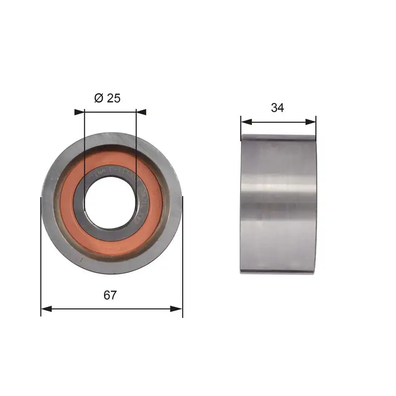 GATES T41178 Triger Gergi Rulmanı