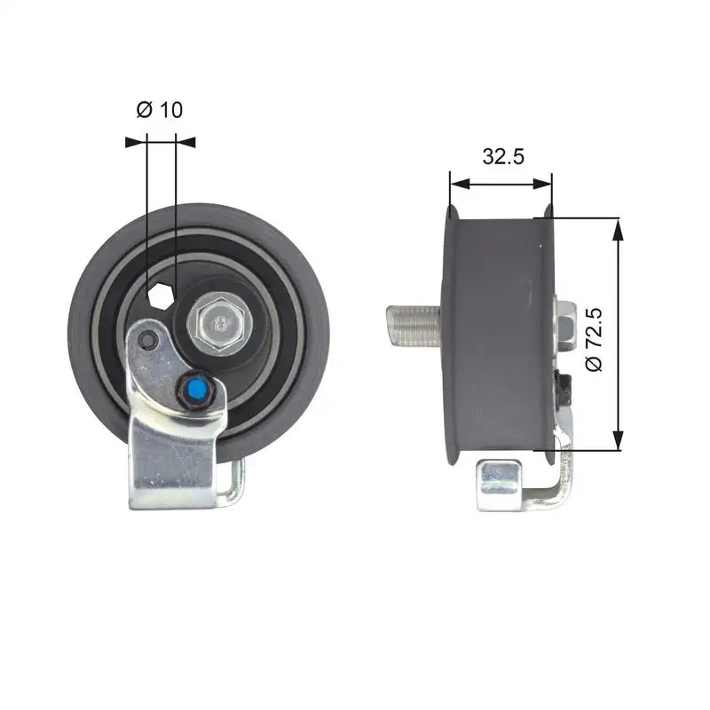 GATES T43065 Triger Gergi Rulmanı 058109243E