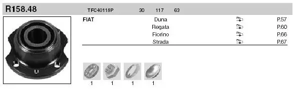SNR TFC40118P Arka Poyra