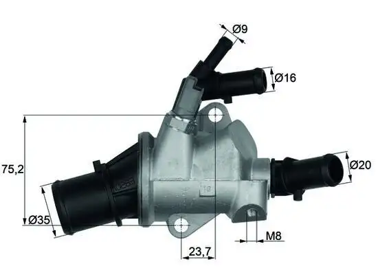 MAHLE TI14888 Termostat 55202885