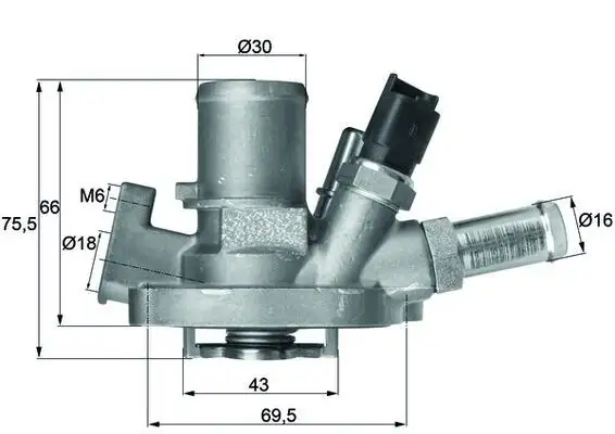 MAHLE TI15180 Termostat