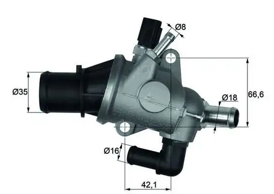 MAHLE TI16388 Termostat 60672655