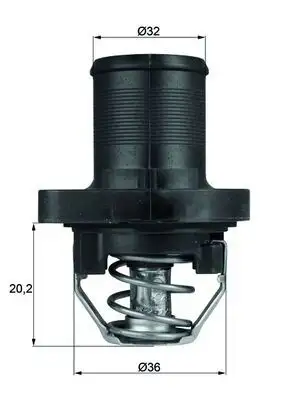 MAHLE TI4789 Termostat 1336Q1
