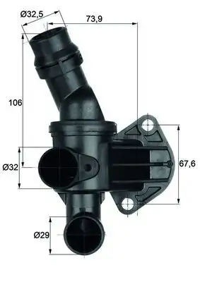 MAHLE TI680 Termostat 06F121111H