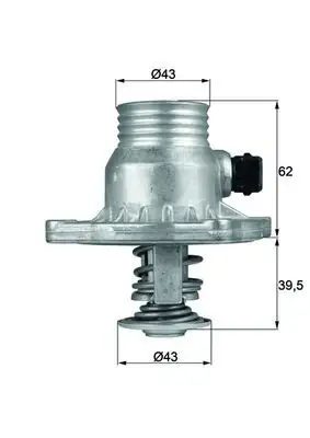 MAHLE TM11105 Termostat 11531704324