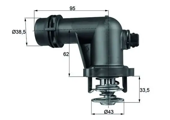 MAHLE TM15105 Termostat 11531437085