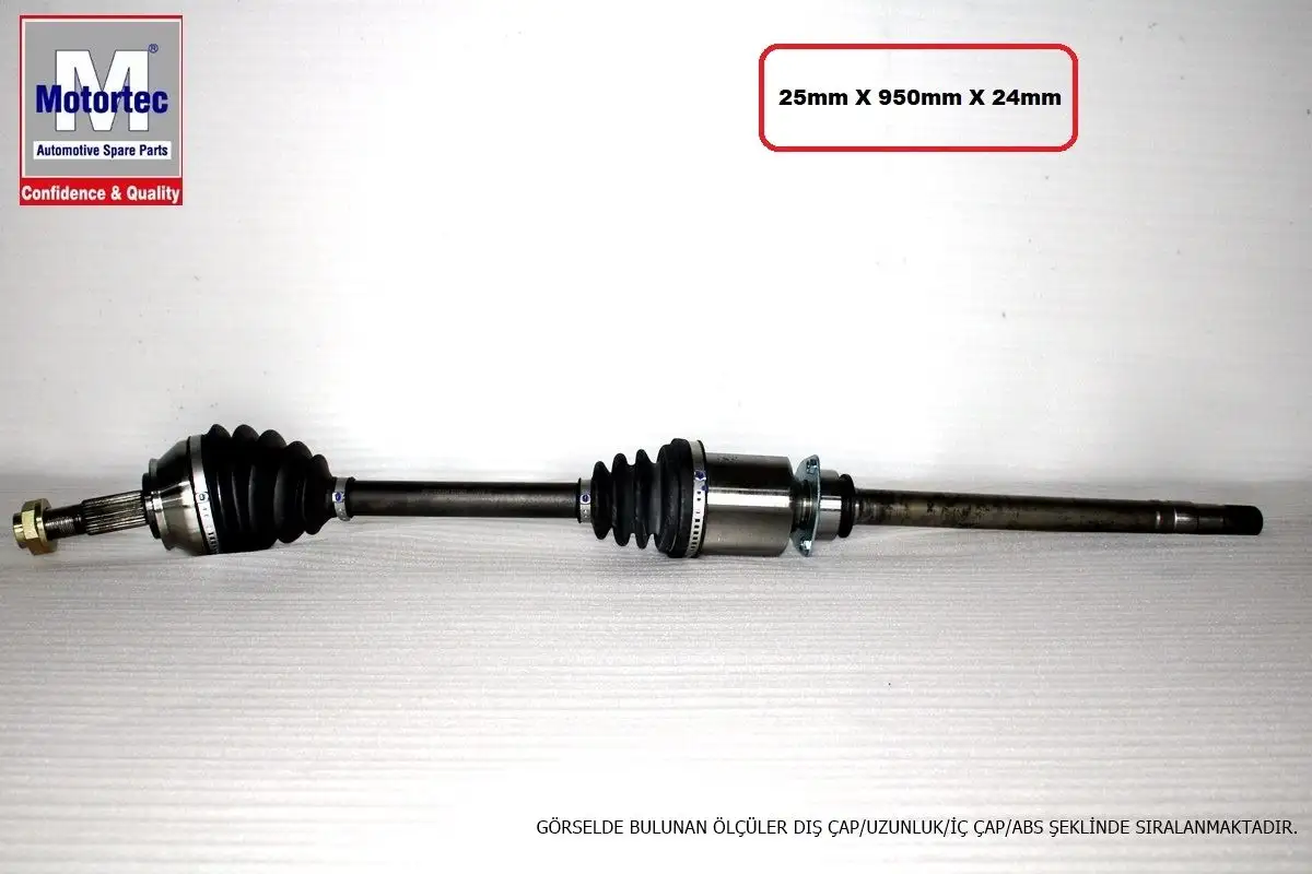 MOTORTEC TMP0496 Ön Aks (Sağ) 51902615