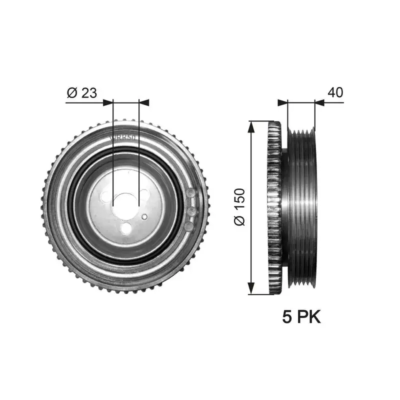 GATES TVD1052 Krank Kasnağı