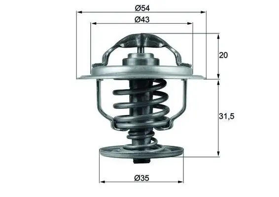 MAHLE TX10987D Termostat 03G121113A