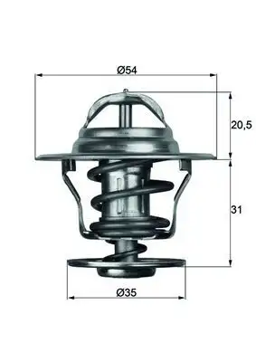 MAHLE TX1375D Termostat