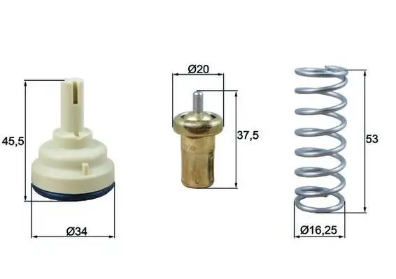 MAHLE TX181105D Termostat 03C121110P
