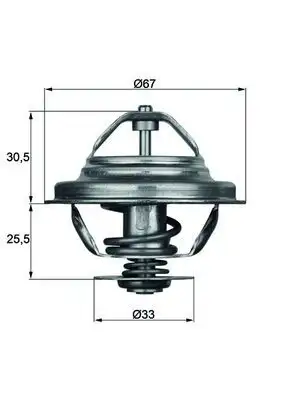 MAHLE TX2780D Termostat