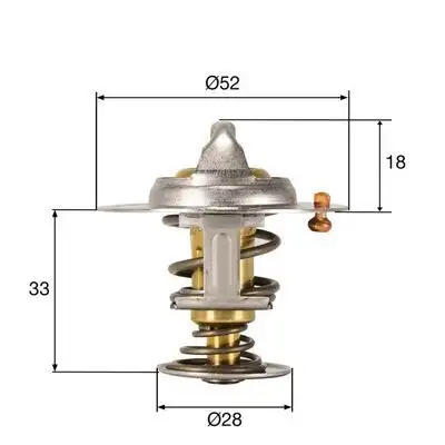 MAHLE TX32792D Termostat