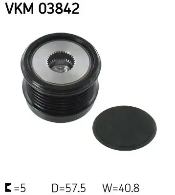 SKF VKM03842 Alternatör Kasnağı A2741550215
