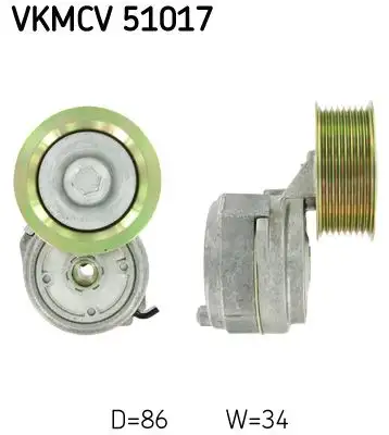 SKF VKMCV51017 Kayış Gergi Kütüğü