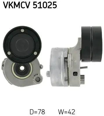 SKF VKMCV51025 Kayış Gergi Kütüğü